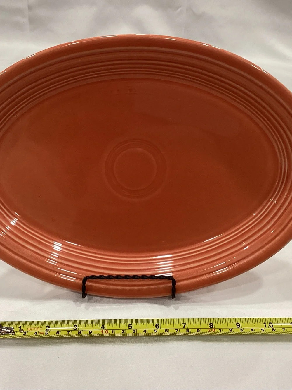 Fiesta Orange Oval Serving Platter